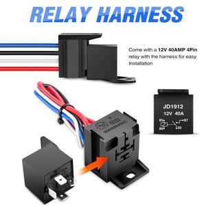 Wc Ignition Switch Panel 12V 40A Relay With Wiring Harness For Car Rv Modification - Product Image 2