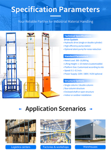 Ascenseur de fret hydraulique à économie <span class=keywords><strong>d</strong></span>'énergie et rentable avec système de sécurité avancé - Product Image 3