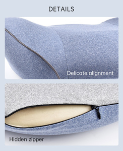 Cojín Ortopédico de Espuma Viscoelástica para Respaldo de <span class=keywords><strong>Silla</strong></span> de Oficina y Asiento de <span class=keywords><strong>Coche</strong></span>, Soporte Lumbar para Conductores, Almohada de Soporte para la Espalda 2025 - Product Image 4