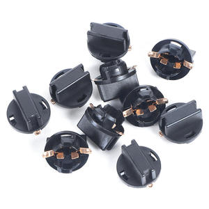 W5W T10 Wedge V2 Small Bulb Indicator Light Lamp Holder Plastic Black Car Instrument Panel Lamp Light Base <b>Socket</b> - Product Image 5