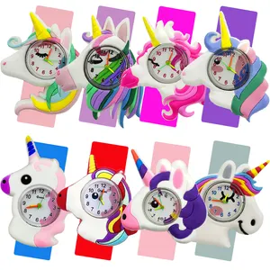Animals pattern children sport made watches China quartz movt waterproof slap watch tapa relogio