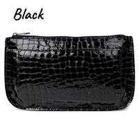 Trousse de Toilette et Pochette Cosmétique en Similicuir Croco Personnalisable 2026 – Idéale pour Usage Quotidien, Cadeau Familial avec Fermeture Éclair