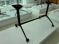 Pieds de table rectangulaires noirs en aluminium robustes, grande taille, les plus vendus, pour mobilier moderne, salles de formation et chambres à coucher