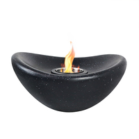 Brasero moderne miniature pour intérieur et extérieur, chauffe-ambiance au bioéthanol, foyer portable sans fumée, écologique, revêtement poudré pour patio