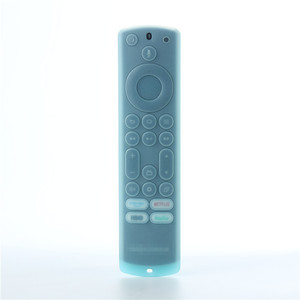 Đầy đủ gói trong suốt đầy màu sắc <span class=keywords><strong>Silicone</strong></span> trường hợp bìa làm việc cho Frie TV Alexa bằng giọng nói điều khiển từ xa - Product Image 4