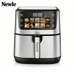 Nouvelle Friteuse à Air Chaud 8L Grande Capacité avec Chauffage Supérieur et Inférieur, Four Électrique à <span class=keywords><strong>Pression</strong></span>, Freidora De Aire, Four de Cuisson - Product Image 5