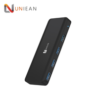 Lumière RVB USB C HUB USB3.0 Type C Multi 4 Ports Splitter USB C Hub 4 Ports Pour Xiaomi Macbook Pro Air Pc Ordinateur Portable Ordinateur Portable