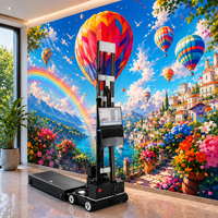 Imprimante à jet d'encre UV Printava avec tête d'impression DX7 - Imprimante 3D verticale pour murs et sols pour la décoration intérieure/extérieure