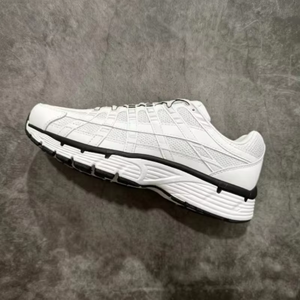 Zapatillas deportivas unisex plateadas P6000, ligeras, con cordones, transpirables, con amortiguación de malla, suela gruesa, informales, para uso diario. - Product Image 2