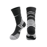 Chaussettes de compression unisexes OEM, coton de haute qualité, logo sur le bord, idéales pour l'été, vente en gros, chaussettes de basketball pour hommes