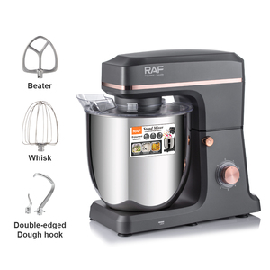 Robot Pâtissier RAF 12L 2000W, Puissant Mélangeur Alimentaire Électrique Planétaire 3-en-1 pour Gâteaux, Pain, Pâtes - avec <span class=keywords><strong>Crochet</strong></span> Pétrisseur pour Cuisine Domestique - Product Image 5