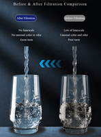 Système de purification d'eau électrique UV par osmose inverse 5 étapes OEM/ODM 600GPD, machine de traitement d'eau domestique à économie d'énergie
