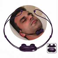 Masseur intelligent pour la gorge, appareil portable anti-ronflement à impulsions EMS, dispositif électrique anti-ronflement portable