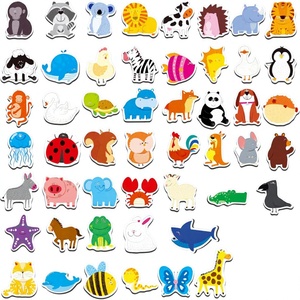 Figurines éducatives contemporaines en mousse souple de taille moyenne, animaux, légumes, véhicules, lettres magnétiques de l'alphabet pour les tout-petits - Product Image 4