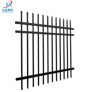 Puertas de entrada corredizas modernas de acero <span class=keywords><strong>con</strong></span> marco de hierro galvanizado y recubierto de polvo valla de jardín temporal para uso de <span class=keywords><strong>piscina</strong></span> de alambre de seguridad - Product Image 1