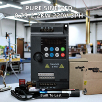 VFD à Onduleur Sinusoïdal Pur HL en Gros 0.75-2.2KW 380V Contrôle V/F pour Compresseur et Moteur, Variateur de Fréquence Triphasé, Garantie 24 Mois