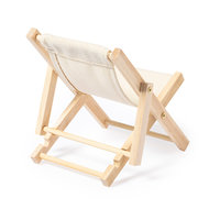 2024 vente chaude Mini chaise de plage en bois forme support pour téléphone vente entière Table avec cadeau en bois pour jouets promotionnels