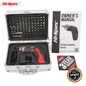 Hi-Spec Electric <b>Screwdriver</b> 3.6V Rechargeable With 102 Pc Bit <b>Set</b> For DIY Repair - Product Image 5
