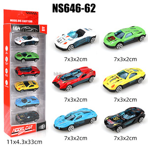 Lot de voitures miniatures en métal moulé sous pression 1/64, modèles de véhicules en alliage, petites voitures de course en plastique, jouets de collection - Product Image 2