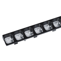 Luminaire linéaire LED en aluminium profilé de 18 W, à montage en surface ou suspendu, avec lentille optique