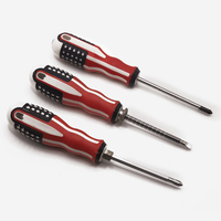 GK-C010 4 pouces personnalisé OEM industriel bricolage croix acier drapeau poignée double usage manuel tournevis matériel outils