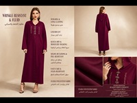 Robe longue musulmane en polyester YSYL, ornée de perles, décontractée, pour tous les jours, pour les fêtes, vêtements islamiques, abaya à capuche ODM pour femmes