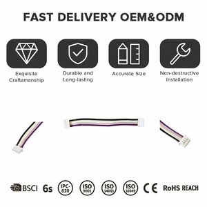 OEM ve JST 2.5mm 6 <span class=keywords><strong>Pin</strong></span> 14 <span class=keywords><strong>Pin</strong></span> Konnektörler Endüstriyel Kontrol Panelleri ve Ekipman Arayüzü için Kablo Demeti - Product Image 3