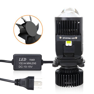 ไฟหน้า LED Y3D H4 30000LM 70W แสงเลเซอร์คู่ พร้อมพัดลมระบายความร้อน - Product Image 1
