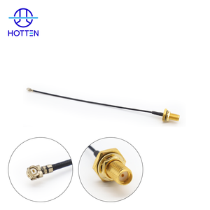 Cavo Coassiale RF Personalizzato SMA a IP-EX <span class=keywords><strong>U</strong></span>.FL MHF4 RG178 RG316 OD 1.13mm 0.81mm per Antenna WiFi - Product Image 3