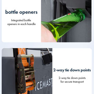 IceMaster Aislamiento de larga duración Asas resistentes Diseño apilable Caja de camping de 50 litros Enfriador de hielo - Product Image 4