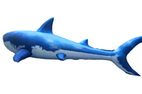 Requin baleine gonflable géant de décoration animale marine pour la décoration publicitaire