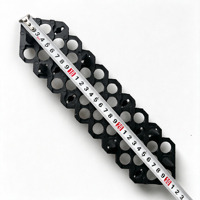Boucles de connexion en plastique noir pour sacs écologiques, connecteurs pour sacs géotextiles, fixation pour protection des pentes