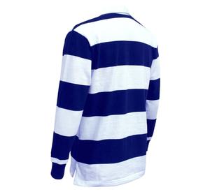 メンズコットンストリップオールドスクールラグビーポロシャツ長袖ラグビーフットボールウェアシャツ & トップスカスタムデザインスポーツウェア大人 - Product Image 2