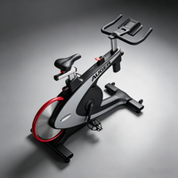 Vélo de spinning d'intérieur commercial avec volant d'inertie arrière et écran LCD pour la remise en forme à domicile