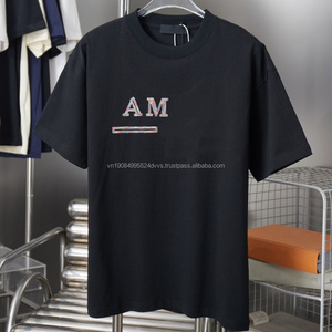 T-shirts personnalisés 100% coton à col rond, style vintage décontracté de haute qualité, vêtements respirants de luxe - Product Image 2