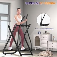 Machine de planeur elliptique en acier entièrement assemblée de 600LBS Air Walk Home Cross-Training Cardio Workout Equipment Entertainment