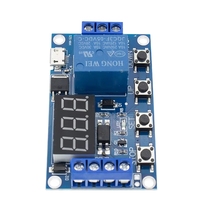 Module de relais ((BSC)) 6-30V avec temporisation réglable et cycle de minuterie - Promotion 828