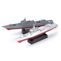 Modèles de navires de guerre en plastique porte-avions militaires modèle de passe-temps jouets enfants Kits de Construction éducatifs Mini navires de l'armée 8 pièces/ensemble