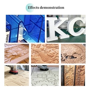 Machine de découpe CNC pour la sculpture publicitaire, machine à découper le bois, routeur rotatif pour la menuiserie - Product Image 5