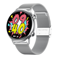 Reloj Inteligente para Hombre con Pantalla AMOLED de 1.19 Pulgadas, Monitor de Actividad Física, Asistente de Voz con IA, Resistente al Agua IP68, Correa Magnética de Gel de Sílice, Frecuencia Cardíaca, Calorías