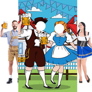 Nuevo estilo <span class=keywords><strong>Alemania</strong></span> Oktoberfest <span class=keywords><strong>en</strong></span> <span class=keywords><strong>Munich</strong></span> Fiesta Fotografía Fondo de tela Banner grande - Product Image 2