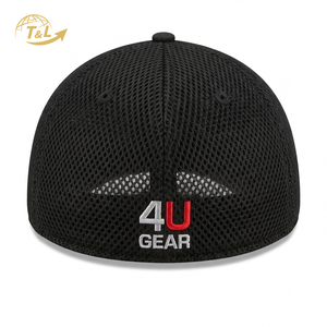 Gorra Trucker de Malla de 6 Paneles con Bordado Personalizado 4U, Fabricante Mayorista de Gorras Deportivas de Algodón y Poliéster Premium, Gorras de Ciclismo OEM - Product Image 4