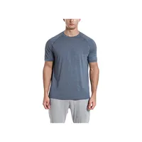 남자의 UPF UV 셔츠 성과 옥외 폴리에스테 스판덱스 라글란 덮개 바느질 어업 운영하는 간결 소매 T-셔츠
