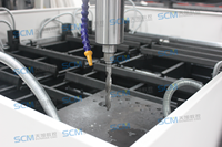 Machine de perçage CNC pour brides d'éoliennes, machines de perçage CNC pour plaques de tubes de chaudières à échange thermique et plaques d'acier