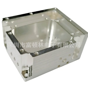 Custom Microwave Coupler Aluminum Box Fdl 111 Cnc Machining Precision Silver Plated - Product Image 1