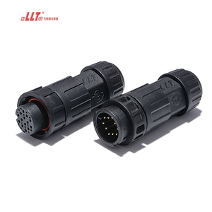 Llt multipin 10pin M19 Nam Nữ LED lắp ráp không thấm nước kết nối điện - Product Image 1