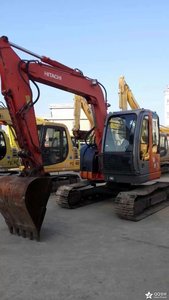 Meilleure vente d'usine : Mini-excavatrice sur chenilles Hitachi ZX75 de 7,5 tonnes d'occasion, japonaise, haute efficacité, en promotion - Product Image 3