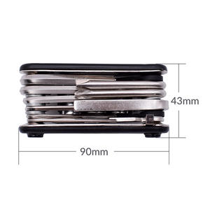 Kit d'outils multifonctions 16 en 1 pour vélo, clé pliante en acier inoxydable, kit de réparation pour l'entretien des vélos de montagne - Product Image 2