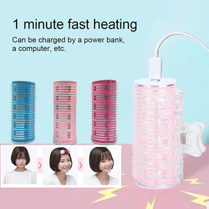 ที่ม้วนผมไฟฟ้า USB แบบชาร์จไฟได้สไตล์เกาหลีที่ม้วนผมให้ความอุ่นด้วยอากาศอัจฉริยะสไตล์แฟชั่นสั้น - Product Image 4