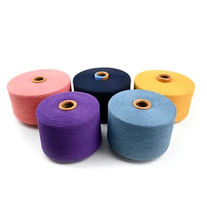 China Factory Price Combed Cotton Linen Knitting Yarn Dyed Fabric With Good Quality